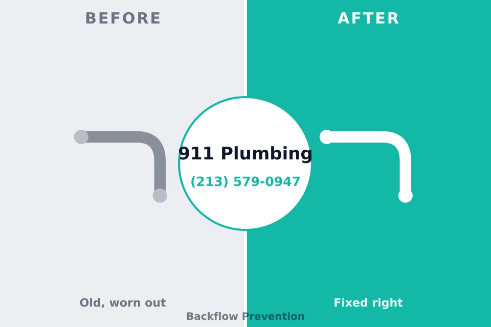 Before and after: plumbing company Independence, KS